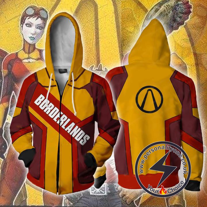 Borderlands Hoodies - Borderlands Zip Up Hoodie Jacket